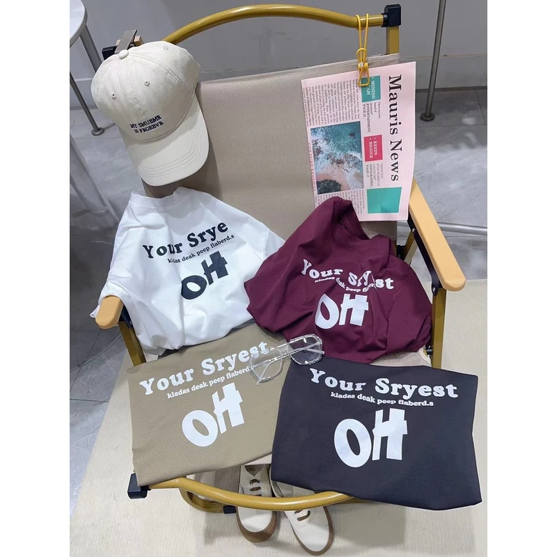 童装儿童夏季韩版洋气时尚百搭潮流宽松圆领半袖短袖T恤886261