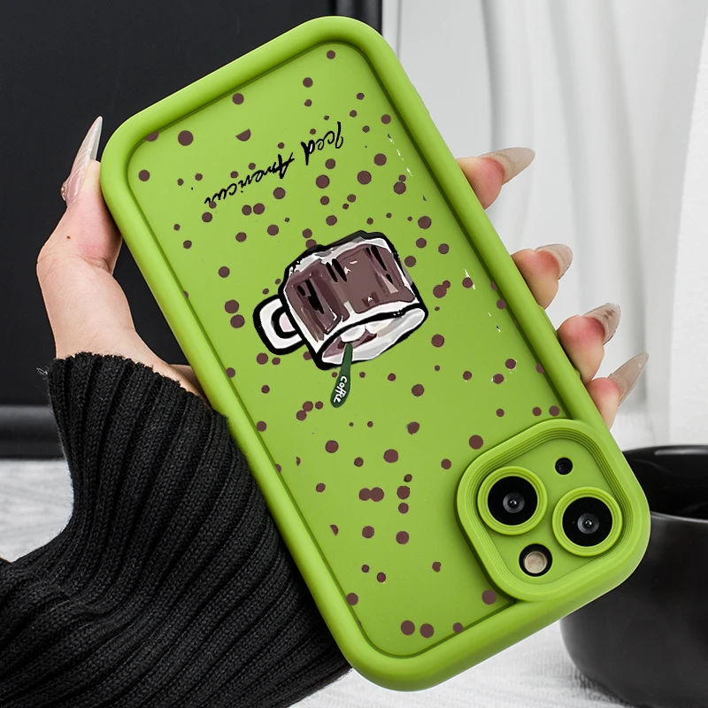 咖啡苹果15手机壳iphone14promax/13pro/12/11/x/xsmax