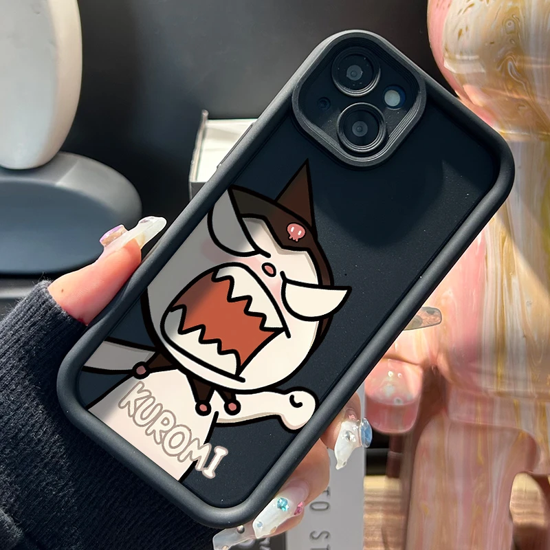 怒吼库洛米苹果15手机壳iPhone14promax防摔13pro/12时尚11潮壳
