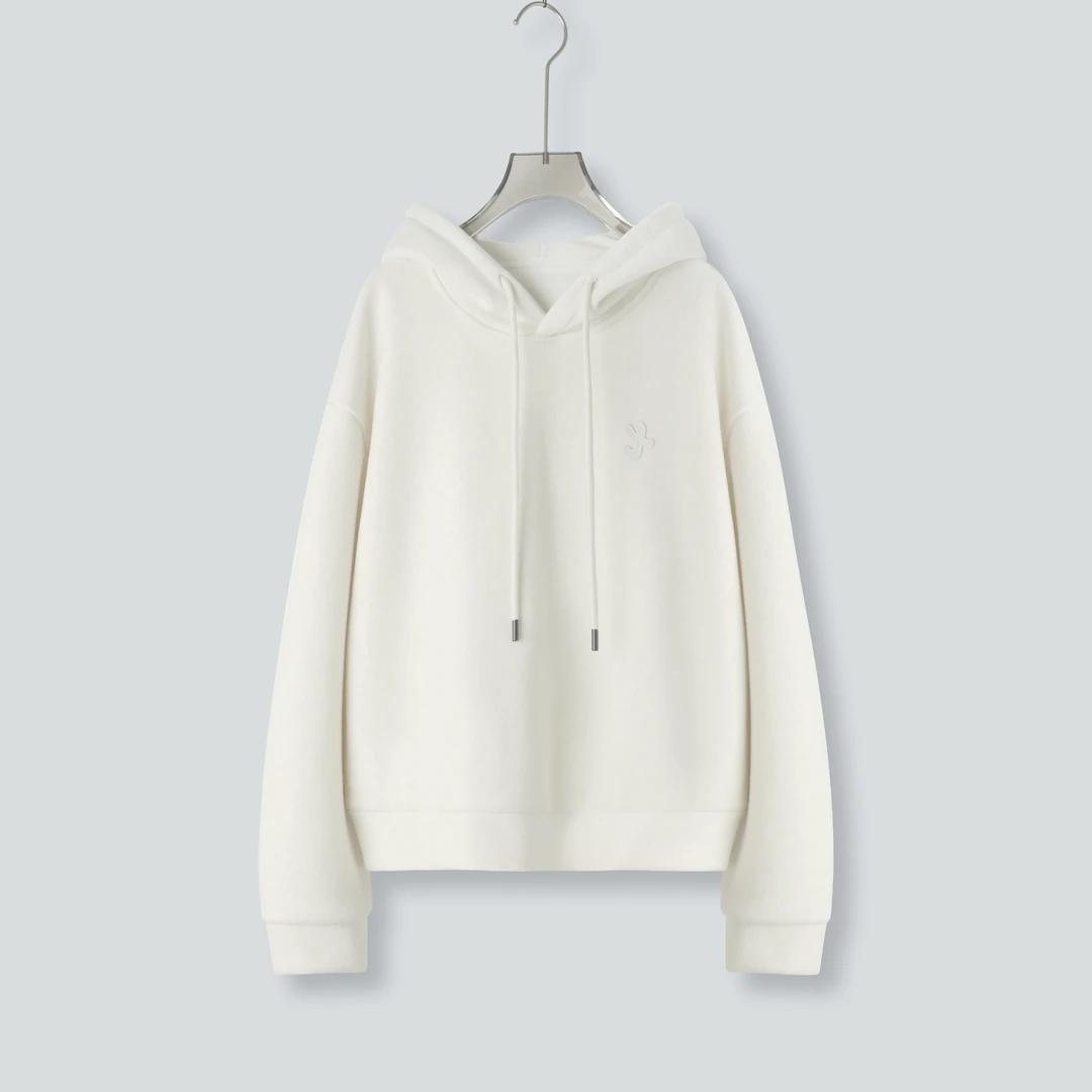 今婷【炸款不退换】百搭简约秋冬季定标毛巾绒连帽卫衣-M23402384