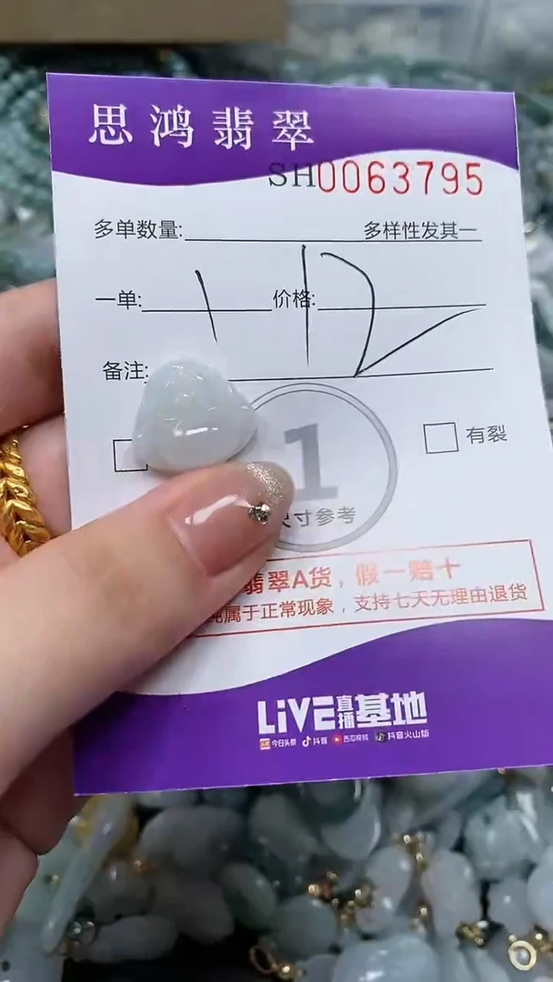 【闪购商品】翡翠颈饰未镶嵌闪购商品0063795