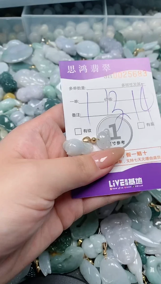 【闪购商品】翡翠颈饰未镶嵌闪购商品0025683