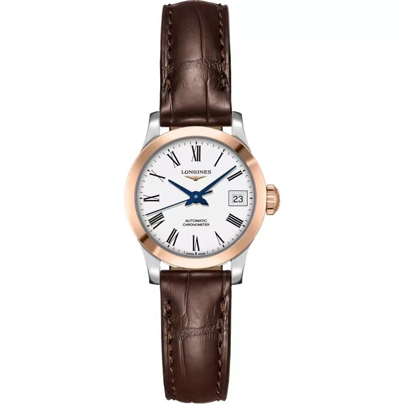 99新 Longines/浪琴 开创者320/机械/带金罗马/表径26mm/女士腕表