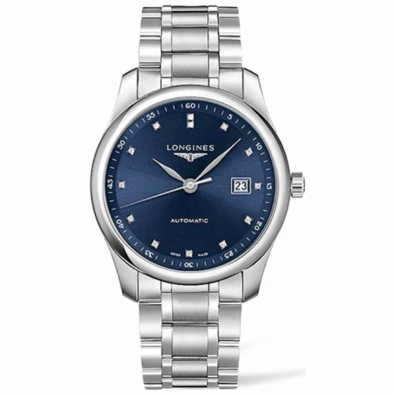 99新 Longines/浪琴 名匠793/机械/蓝盘钻刻/表径40mm/男士腕表