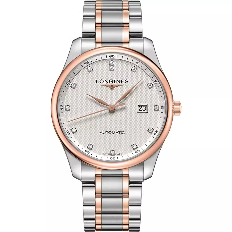 99新 Longines/浪琴 名匠893/全套/玫瑰金钻/表径42mm/男士腕表