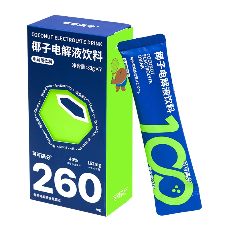【25年1月28日到期】可可满分 电解质液33ml*7条运动饮料补充电解质