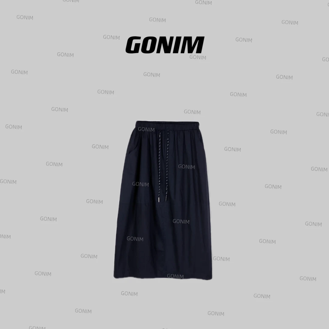 Gonim· "清新‘新品宽松半身裙夏季直筒显白时尚中长款裙子简约