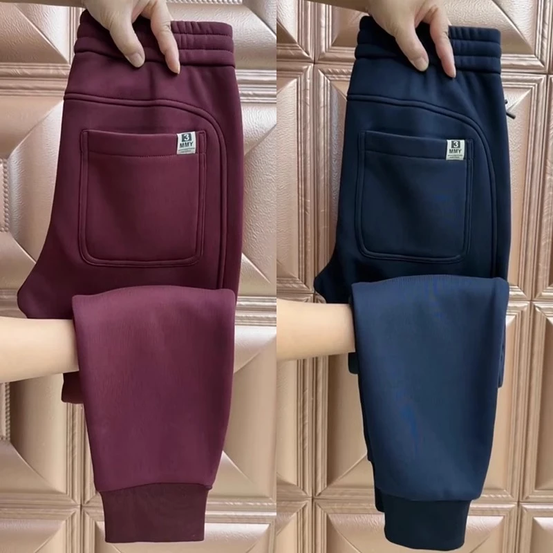 高端休闲卫裤男款2024新款秋季潮牌弹力运动裤男士百搭束脚哈伦裤