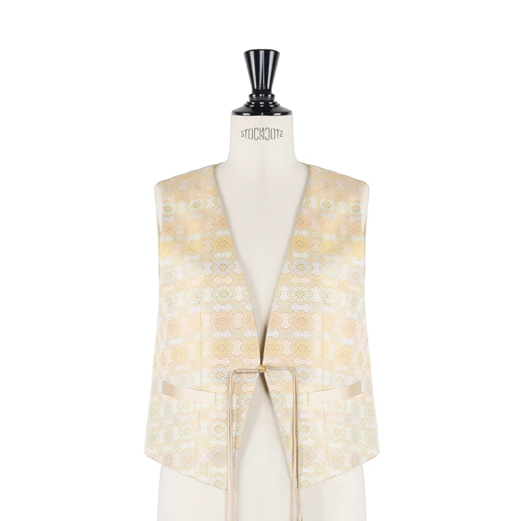 【上久楷如意定胜】织金时髦宋锦马甲CD2167601