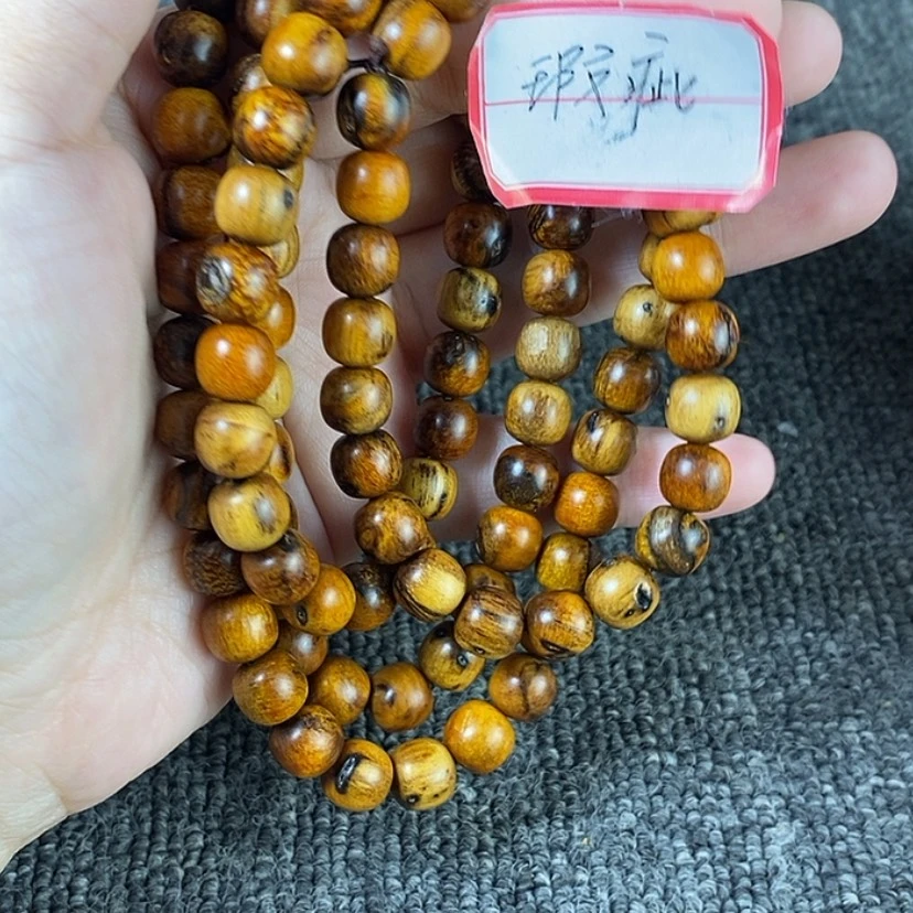 「闪购商品」白玉菩提手串印贡8/9