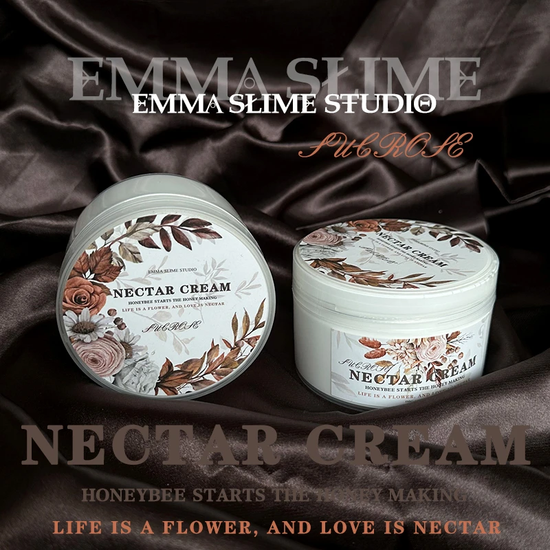 EMMA SLIME破败玫瑰高品质牛头紫皮白胶史莱姆起泡胶抖音网红泥