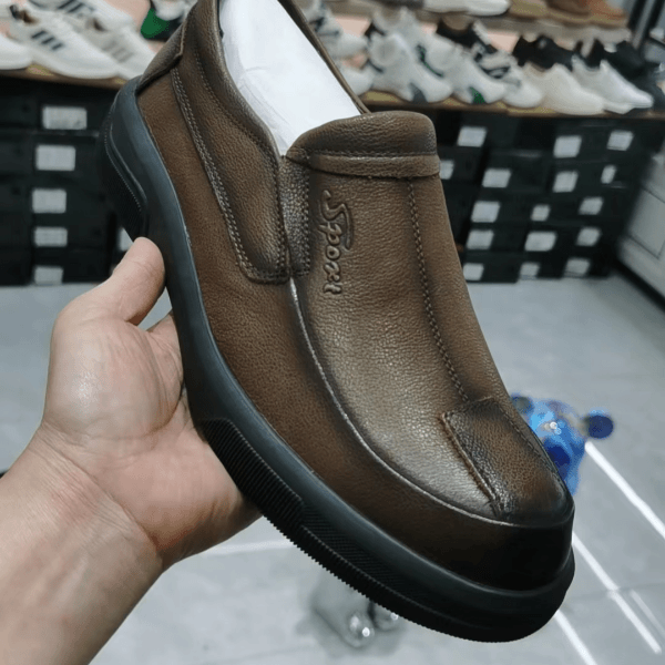 金郎特断码孤品时尚休闲男皮鞋63851