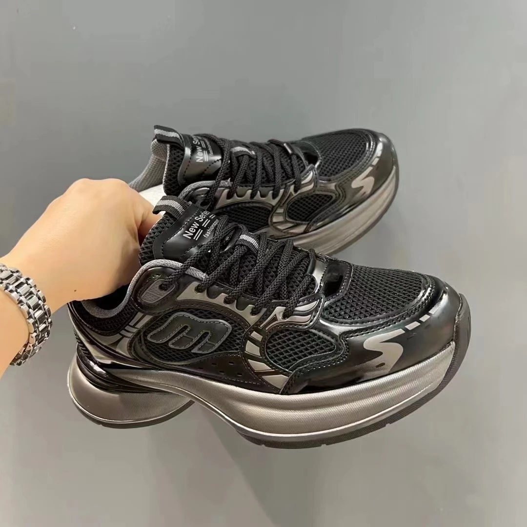 jlt/金郎特网面休闲透气耐磨百搭舒适休闲厚底增高休闲鞋c006