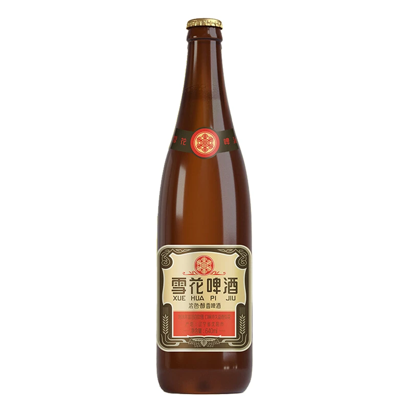 雪花经典12度老雪啤酒640ml瓶装