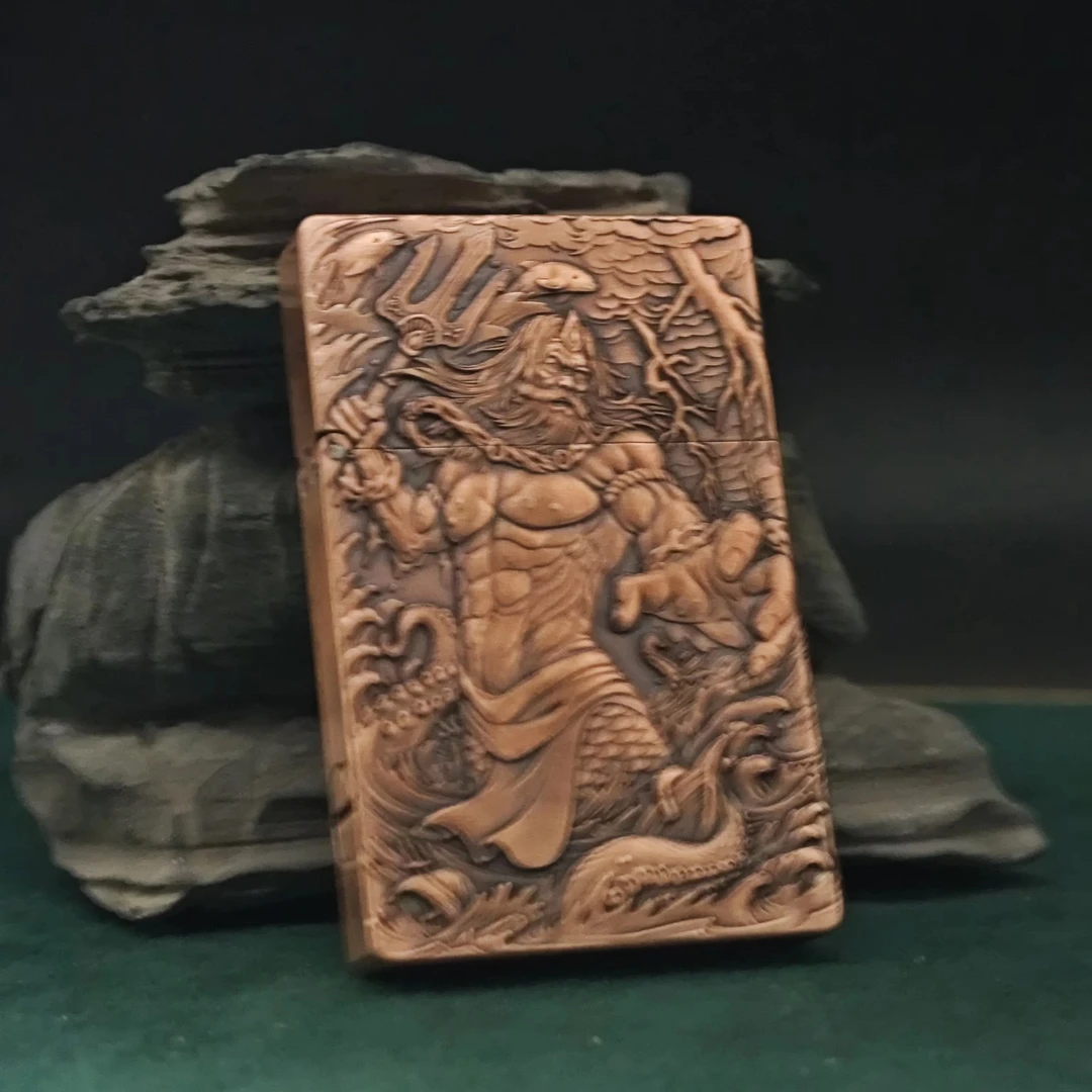 weibster超薄小重甲G63 海神波塞冬（紫铜） 煤油打火机