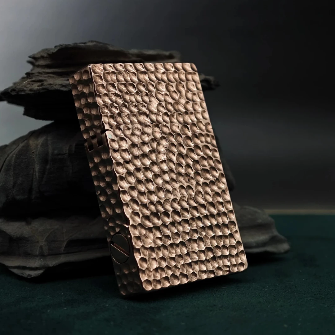 weibster超薄小重甲G63 无相陨石坑（紫铜） 煤油打火机