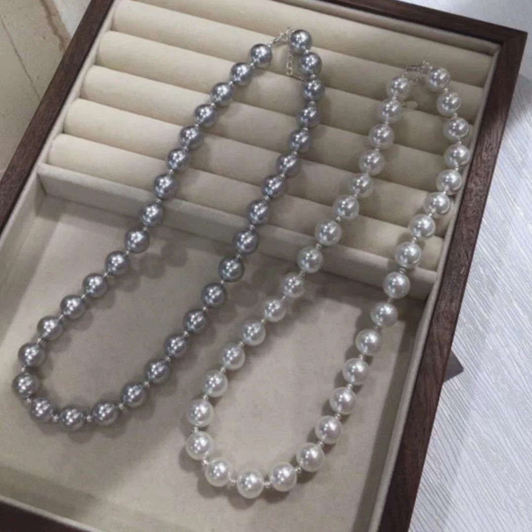 非金属仿珍珠项链 韩国时尚珍珠项链（价格已开）