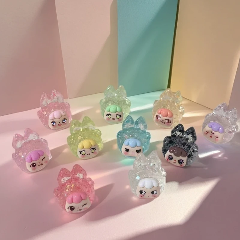 【高透萌兔兔】网红车载办公桌摆件生日礼物可爱手工钥匙扣DIY