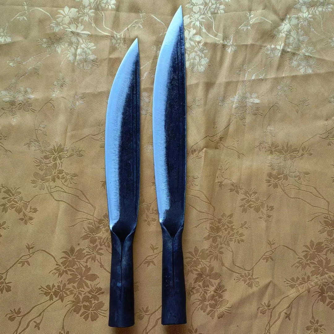 纯手工锻打夹钢铁柄杀猪宰羊刀分割剔肉锋利不砍骨