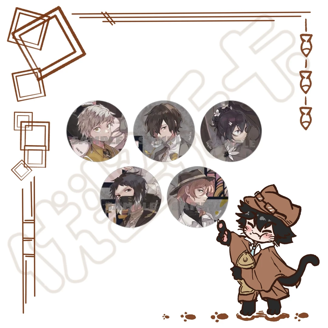 【文豪野犬】春河35系列·十周年吧唧·盲盒代拆