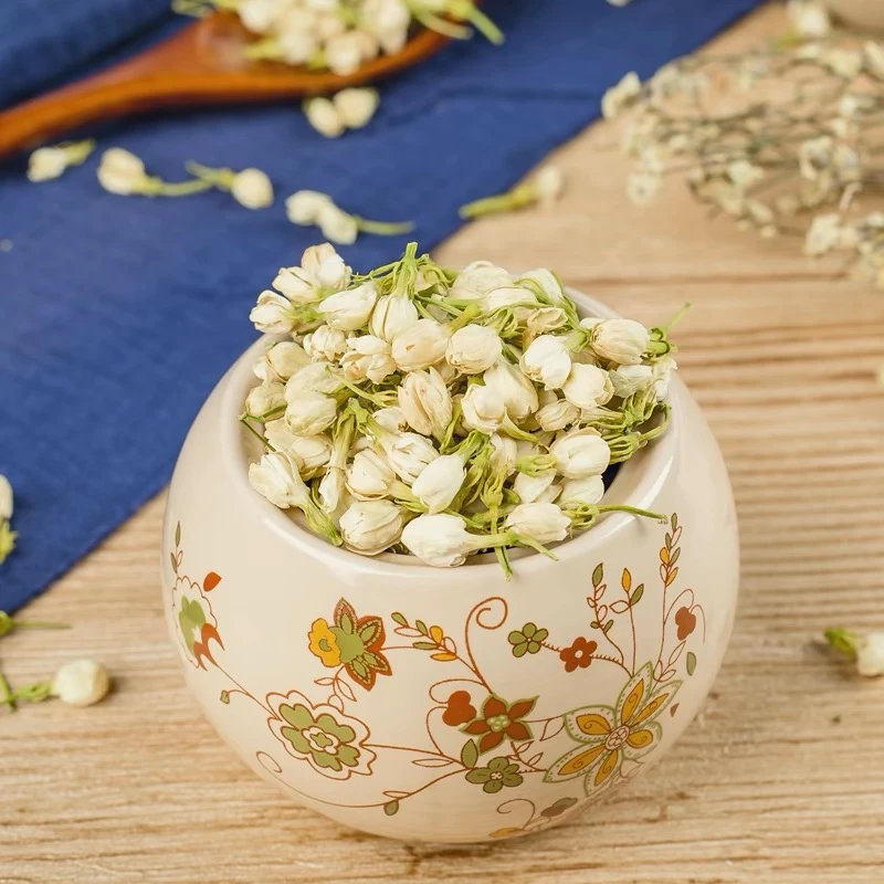 精选茉莉花茶高品质无硫四季必备可煮茶泡水或搭配枸杞