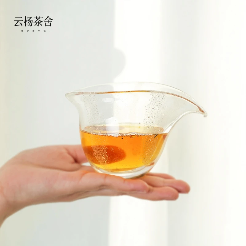 人工吹制 水滴公道杯 容量约150cc