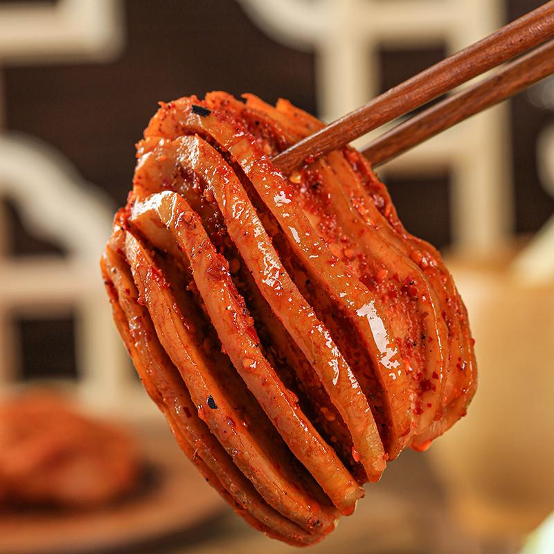 蜀中桃子姐手撕大头菜独立包装四川麻辣美食香辣爽脆下饭菜500克-1