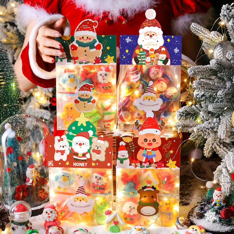 圣诞节平安夜创意糖果袋装棉花糖礼物送男女友幼儿园儿童零食礼包