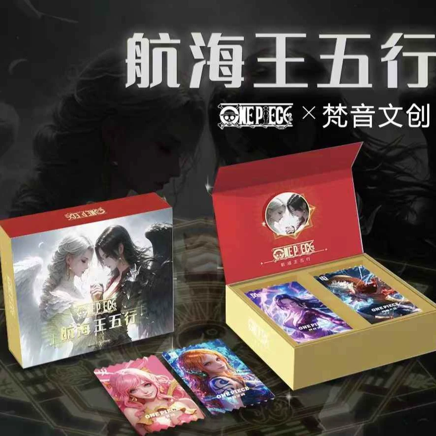 【拆包】梵音文创海贼王第一弹五行使者的降临 二创国卡直播间代拆