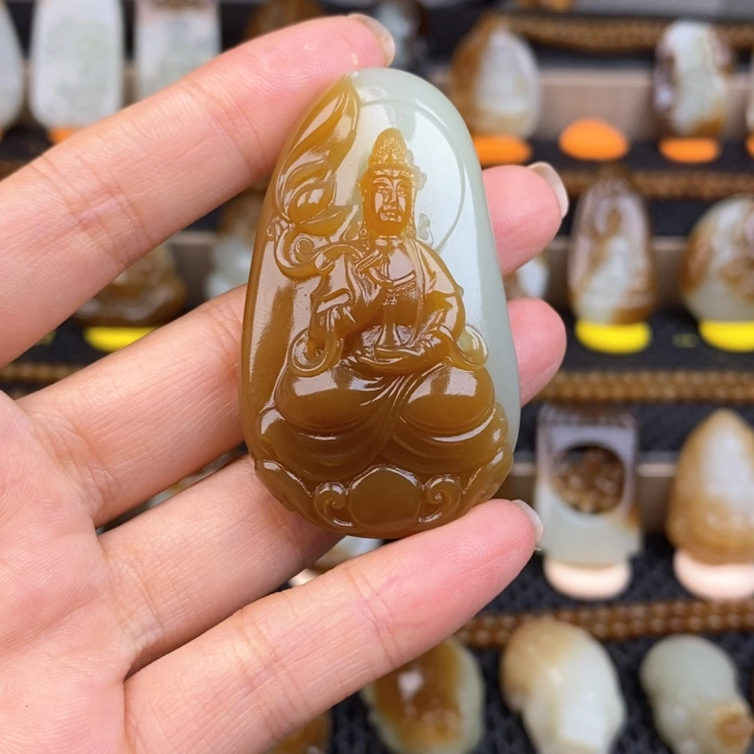 和田玉颈饰未镶嵌天*