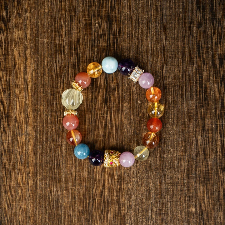 【卓美】18K金福风生水起-根基凤九多宝DIY手链/条ZJH-1564