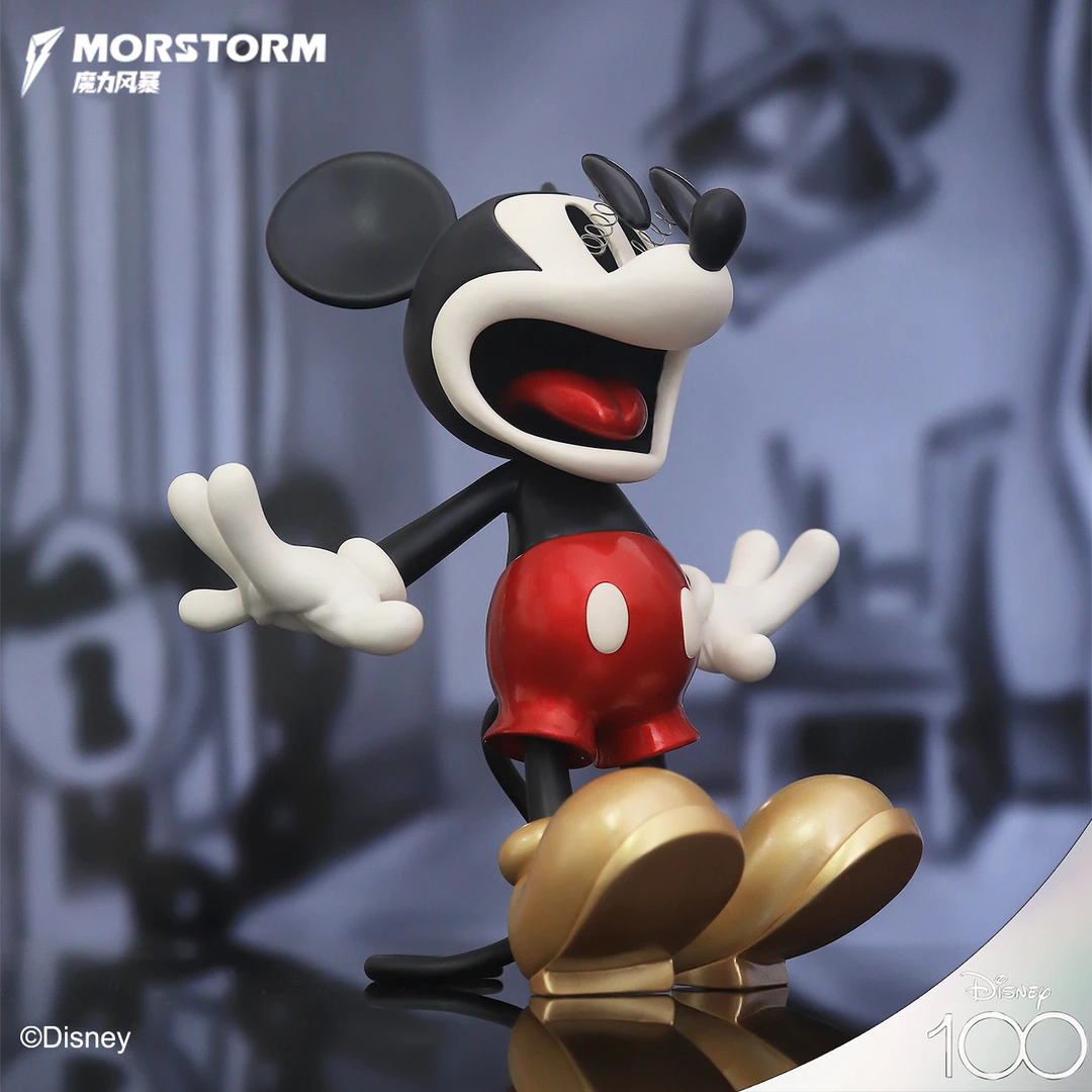 Disney/迪士尼Morstorm正版授权惊吓米奇潮玩手办