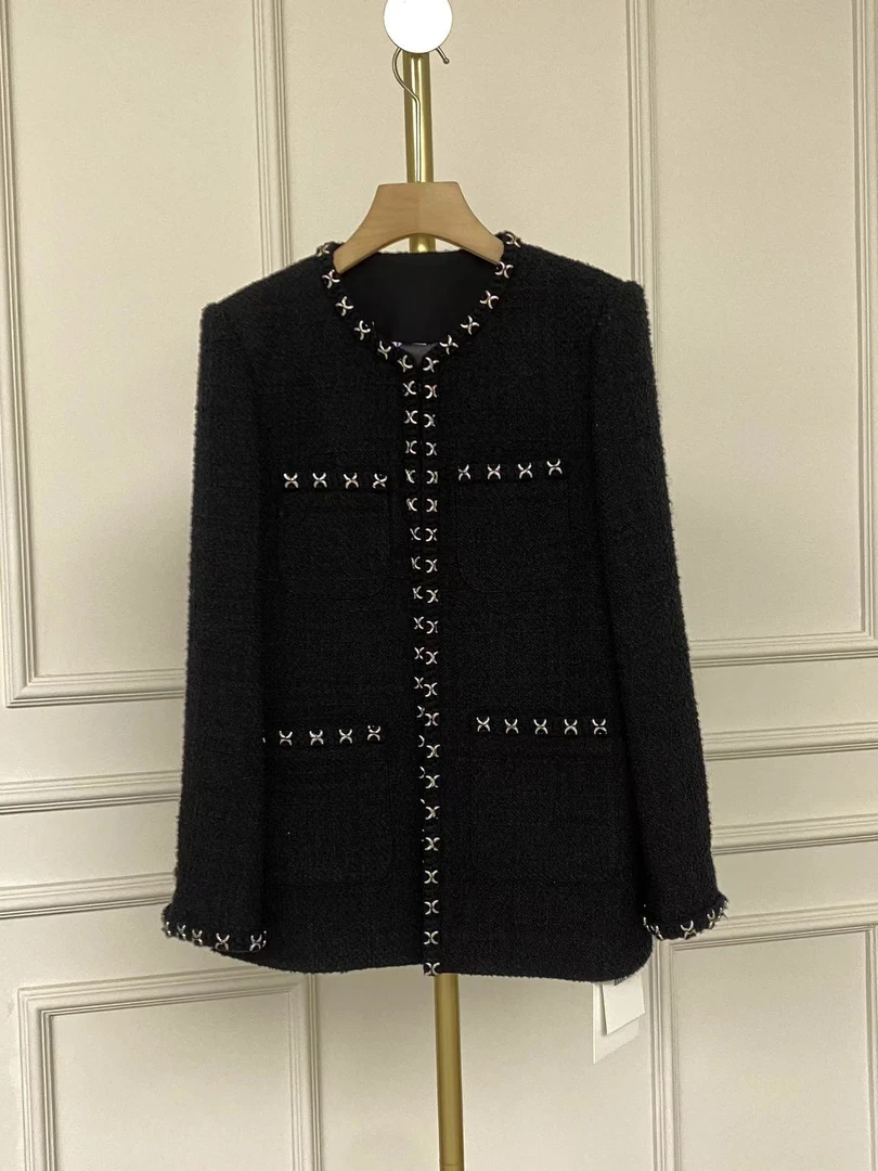 【双C黑】女士新款小香风轻奢外套CO83450