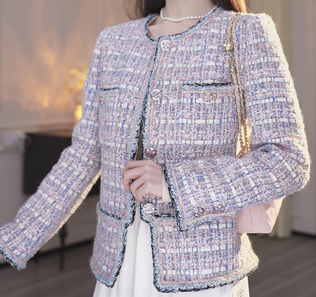 【蓝粉】新款小香风外套CO83457