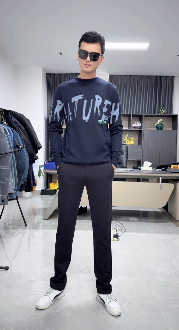 海秋冬加绒保暖针织衫02