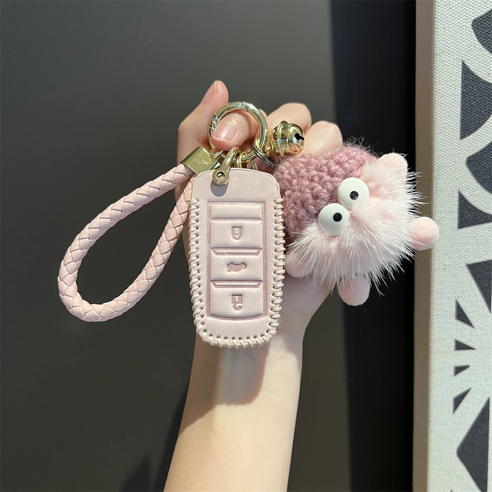 长安CS75钥匙套CS55壳35奔奔estar锐程糯玉米扣悦翔V7逸动包真皮