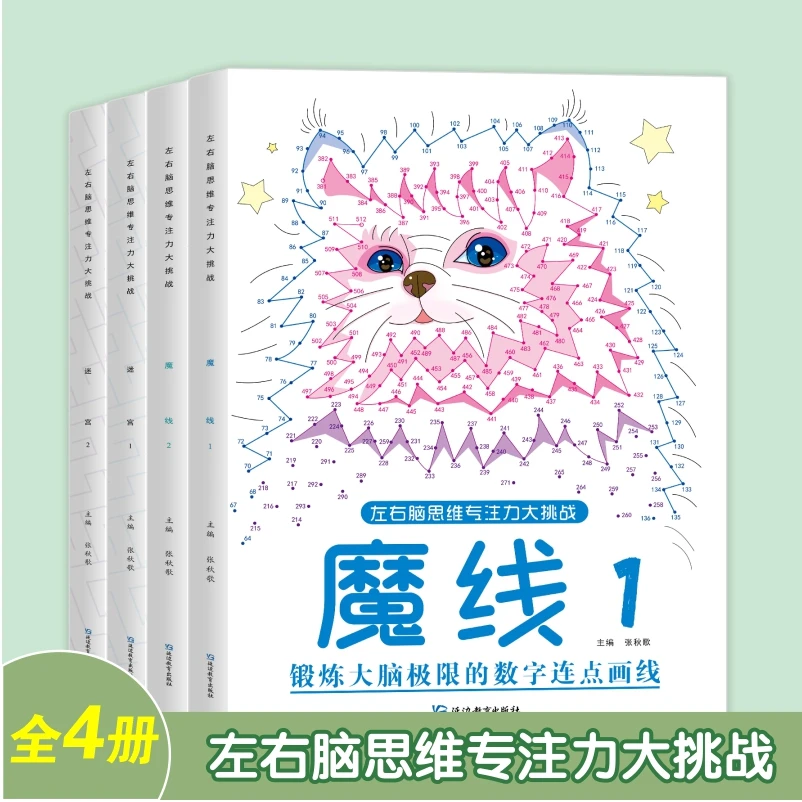 【老师推荐】左右脑思维专注力迷宫魔线冒险儿童全脑智力开发训练