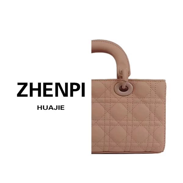 ZP133高级定制气质女士单肩手提斜挎包百搭粉色