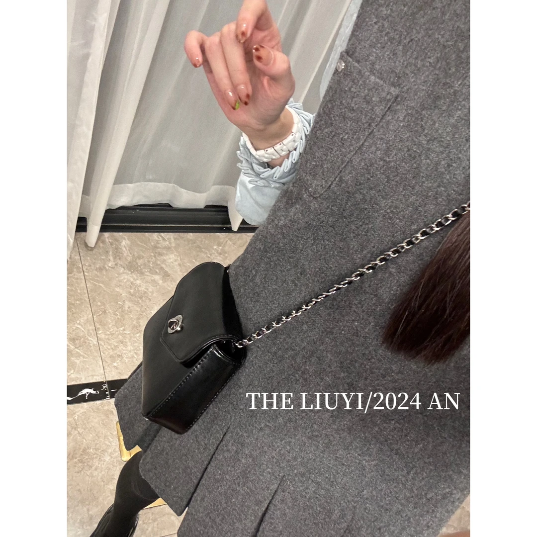 【LIUYI】黑色单肩链条包6725