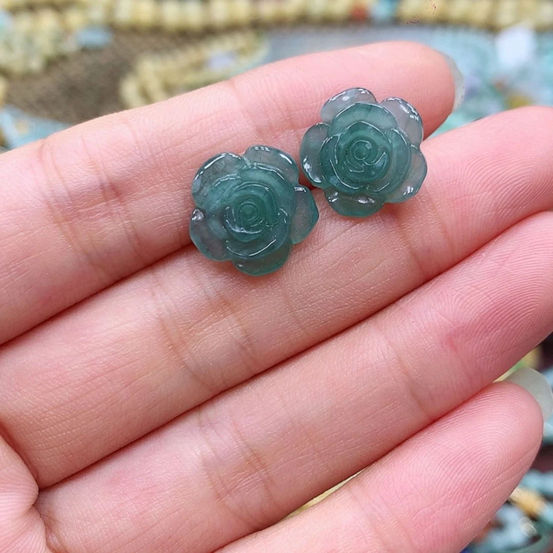 【闪购商品】翡翠耳饰未镶嵌