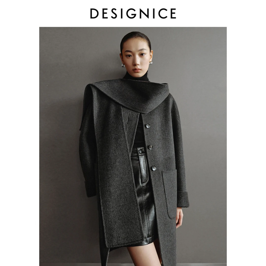 【力力淘专享】DC-NICE新款手工大衣T24402Z7155