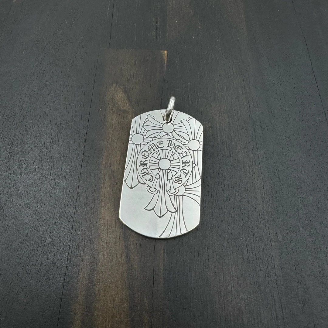 98新 Chrome hearts 克罗心 God Bless World 群十字架军牌吊坠