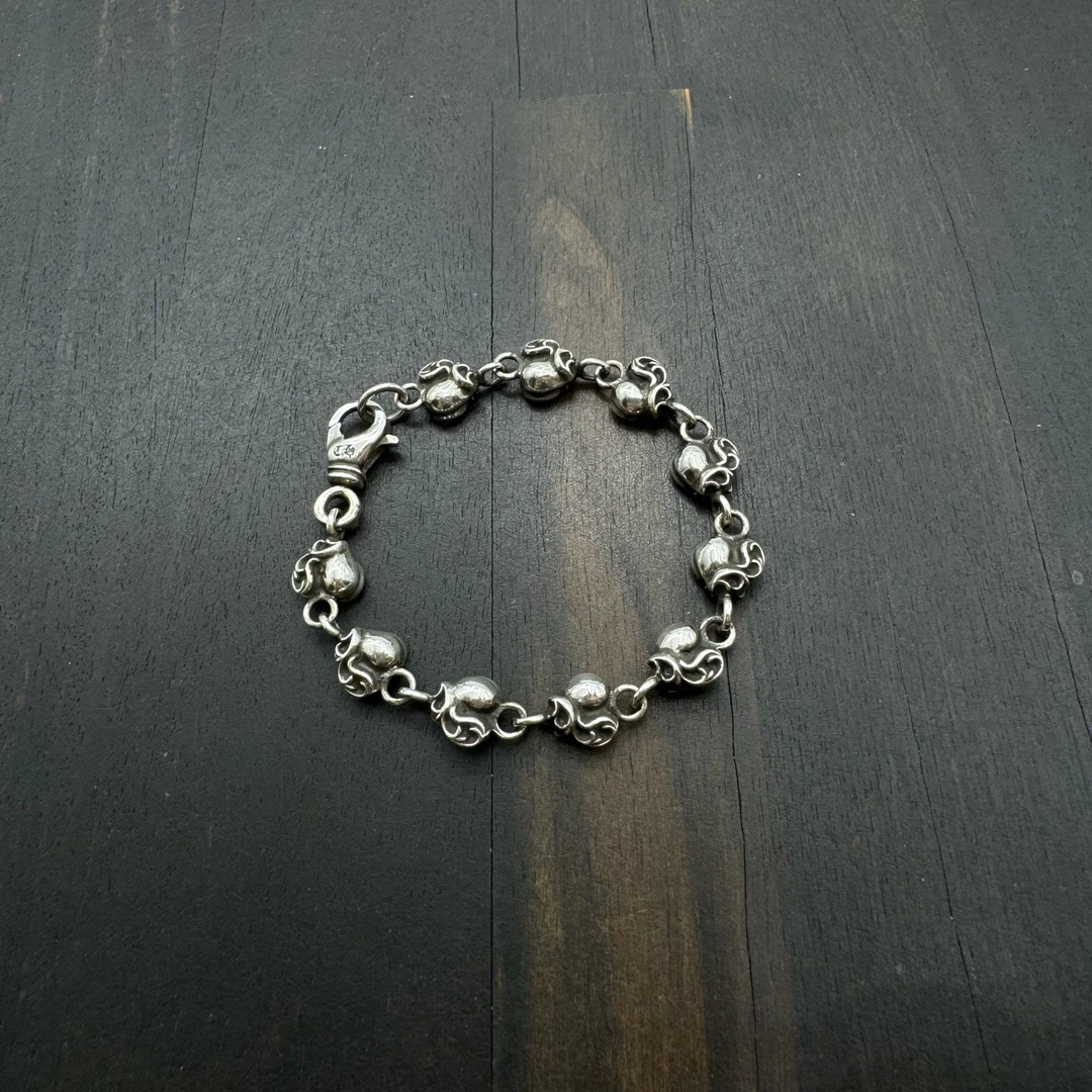 未使用 Chrome hearts 克罗心 藤蔓爱心龙虾扣手链