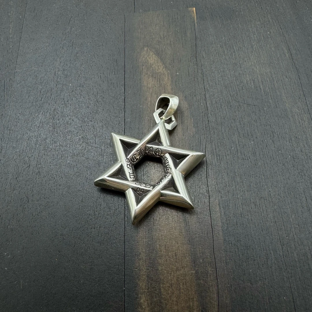 98新 Chrome Hearts 克罗心 大号 六芒星吊坠