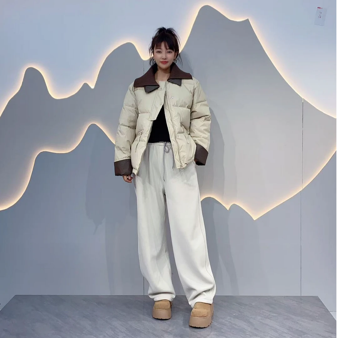 XIE4  镜面显瘦百搭气质外套2601