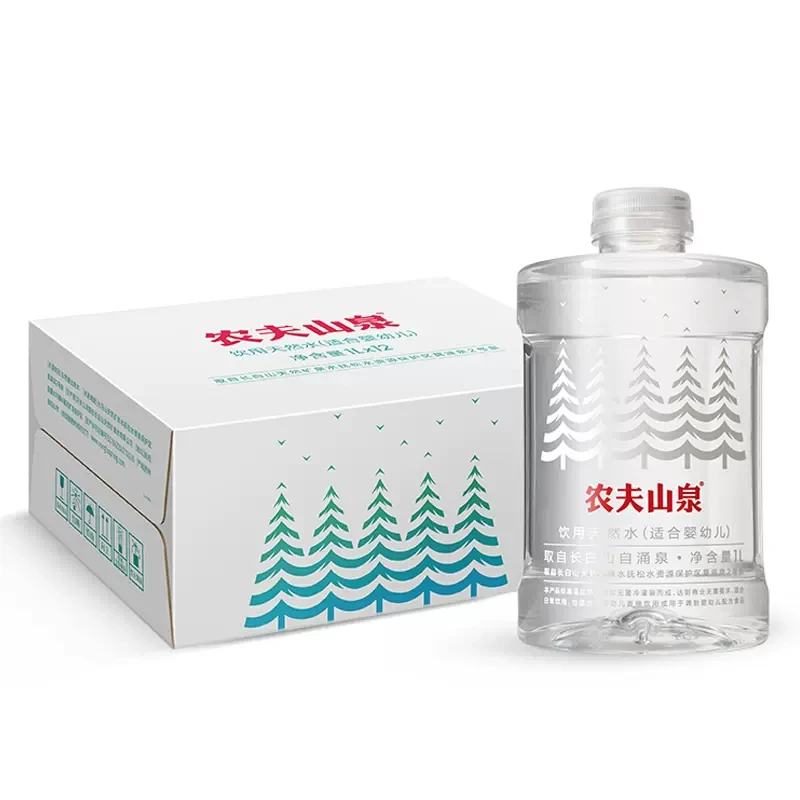 农夫山泉 婴儿水饮用天然水12L(1L*12瓶*1箱)（400元/5箱）