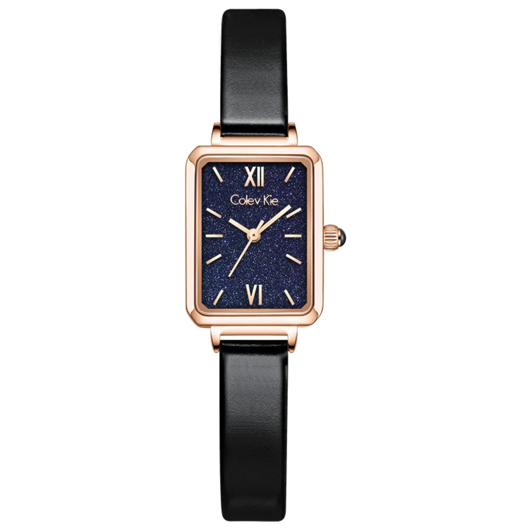 Colevkie【官方正品】星空面手表女士2023新款轻奢ins气质小方表