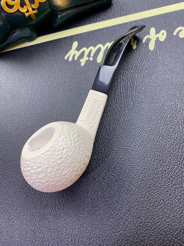 海泡石烟斗Krm海盐雕刻苹果18.8*30