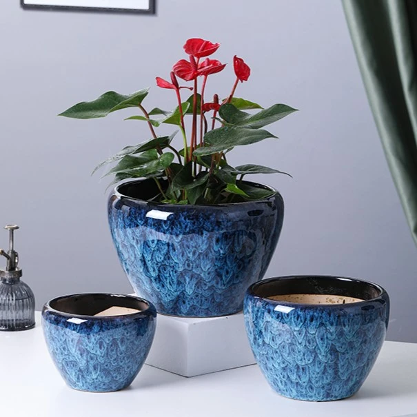 陶瓷花盆多肉花盆花盆直播客厅花盆