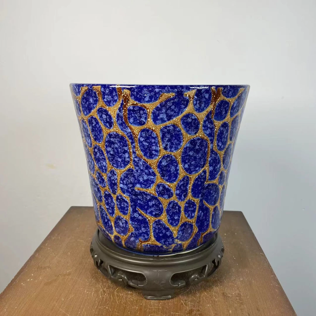 多肉花盆陶瓷花盆直播兰花花盆直播间现场直播卖货小花盆